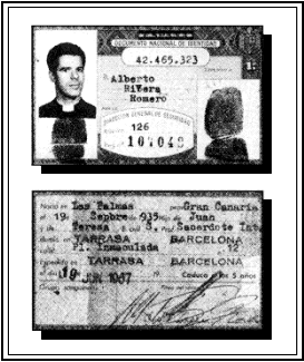 Rivera's ID card